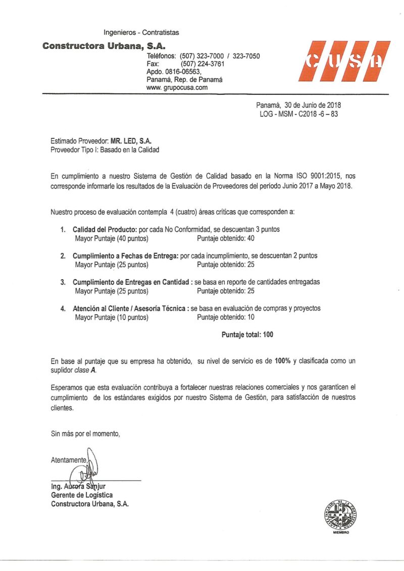 Evaluación-CUSA-año-2017-2018 – MR LED PANAMÁ
