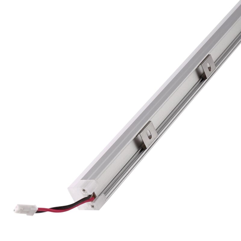 Perfil para iluminación lineal de aluminio para fijación al techo para LED 19X19mm - Imagen 2