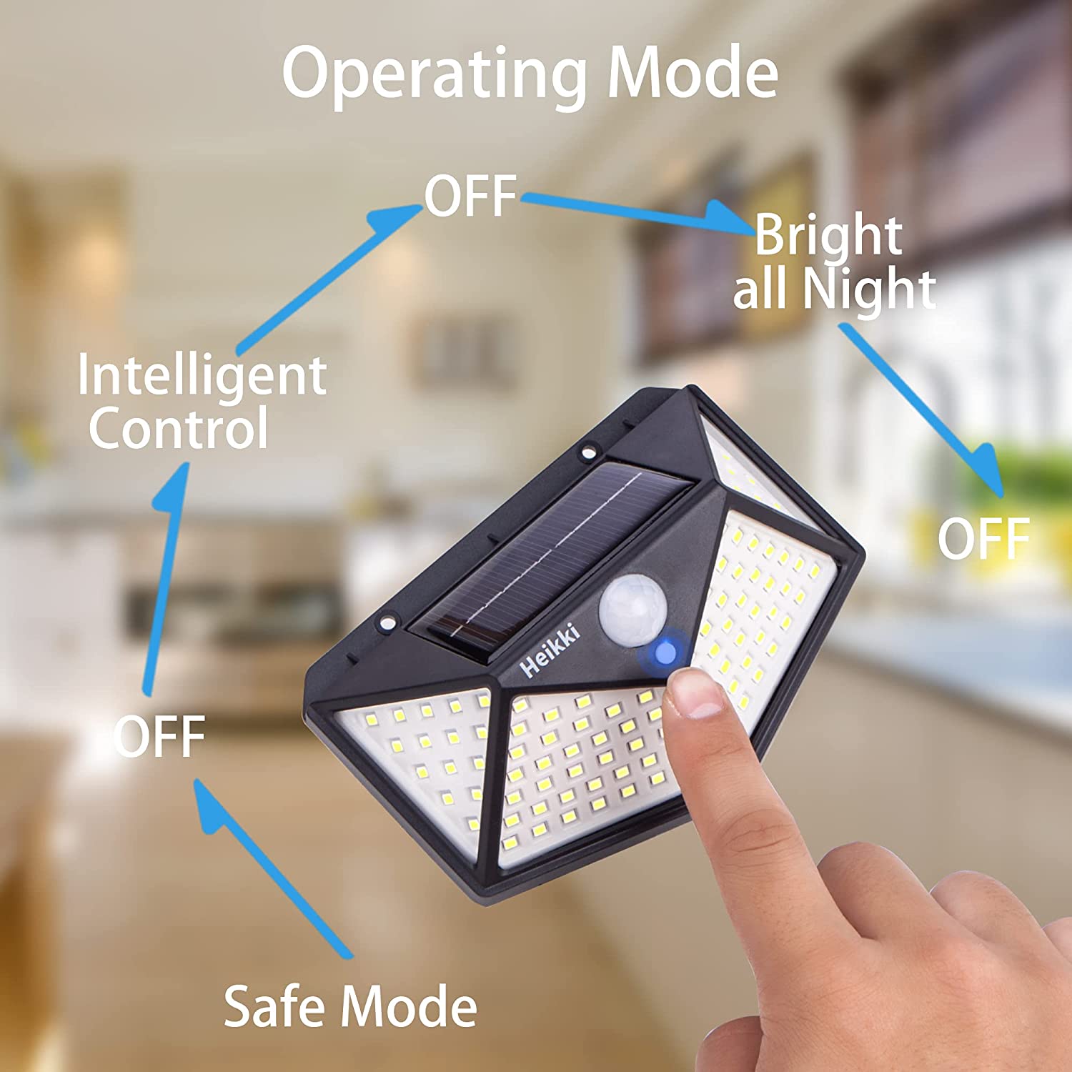 Luz Solar con Sensor de Movimiento para Exteriores