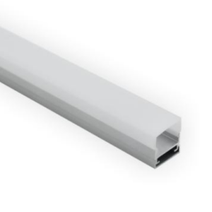 Perfil para iluminación lineal de aluminio para fijación al techo para LED 19X19mm