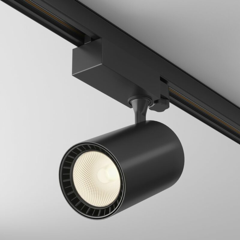 Lampara Riel Negra luz integrada - Imagen 2