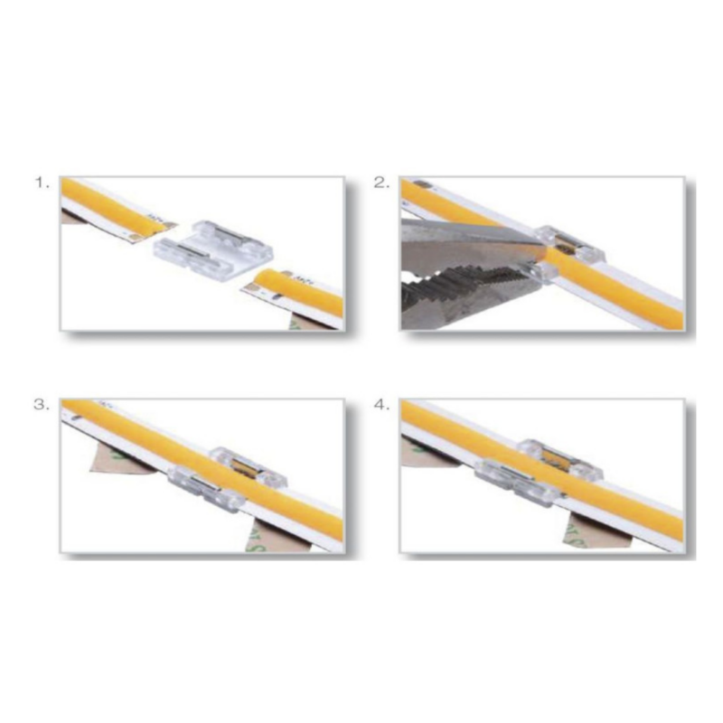 Conector unión para tira Led COB o SMD - Imagen 2
