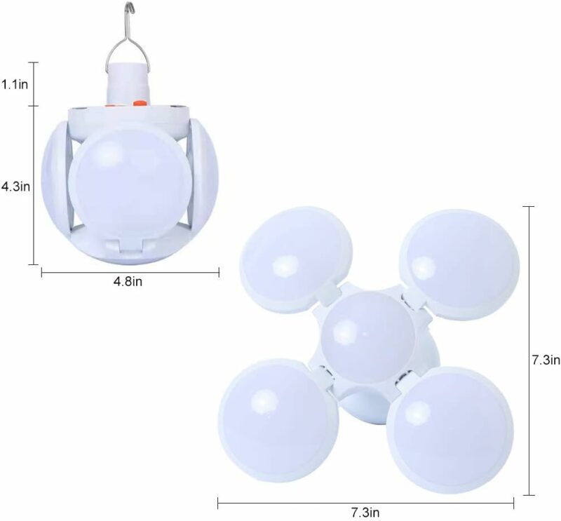 Foco lampara solar recargable - Imagen 3