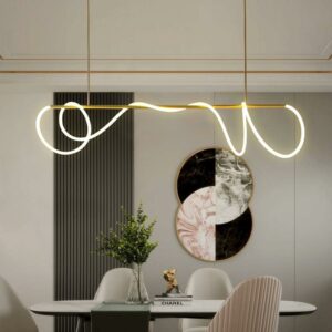 Lampara colgante Minimalista de Cuerda
