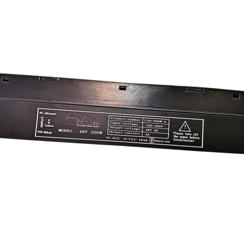 Transformador Para Riel Magnético 200W 48V - Imagen 2