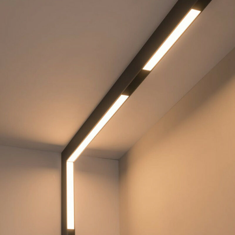 Lampara de riel Magnética rectangular
