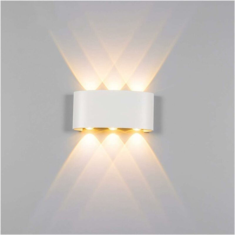 Aplique De Pared Blanco Ojo De Lupa - Imagen 3