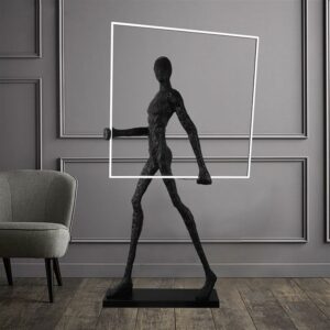 Lampara Minimalista Men Art Squares