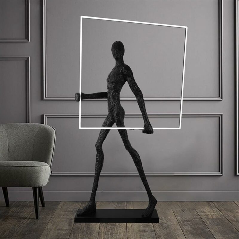 Lampara Minimalista Men Art Squares