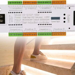 Controlador de escalera LED con sensor de movimiento