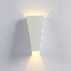 Aplique de pared Triangular Blanco