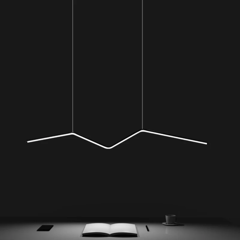 Lámpara colgante lineal minimalista Peak - Imagen 4