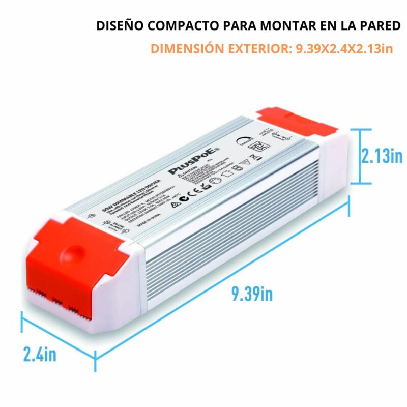 Transformador led regulable de 60 w, 12v - Imagen 7