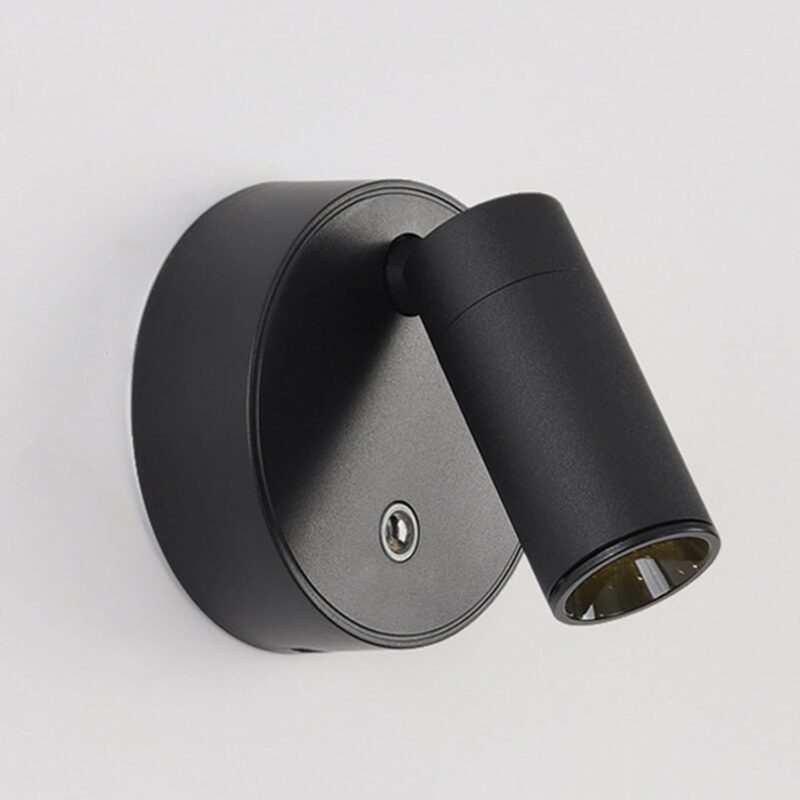 Mini Spot Recargable Negro