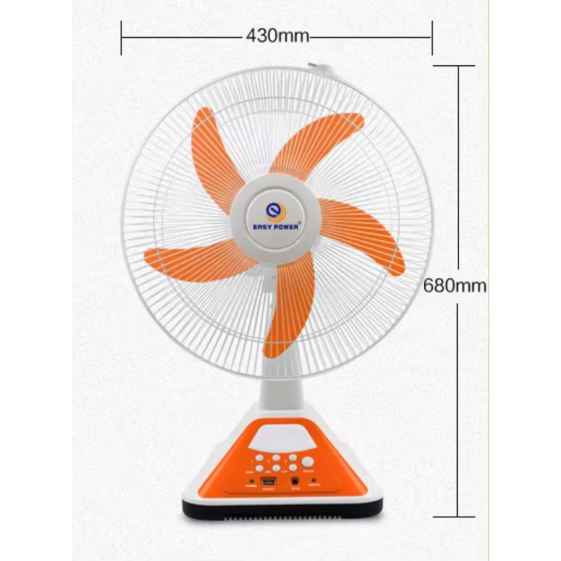 Ventilador Solar de escritorio con batería de respaldo - Imagen 3