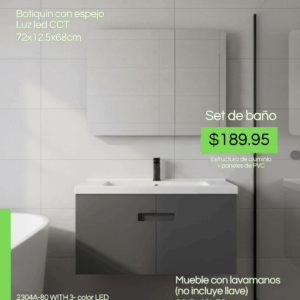 Set de baño grande - Dark Gray