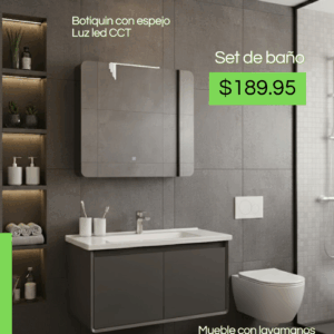 Set de baño Grande - Dark Gray