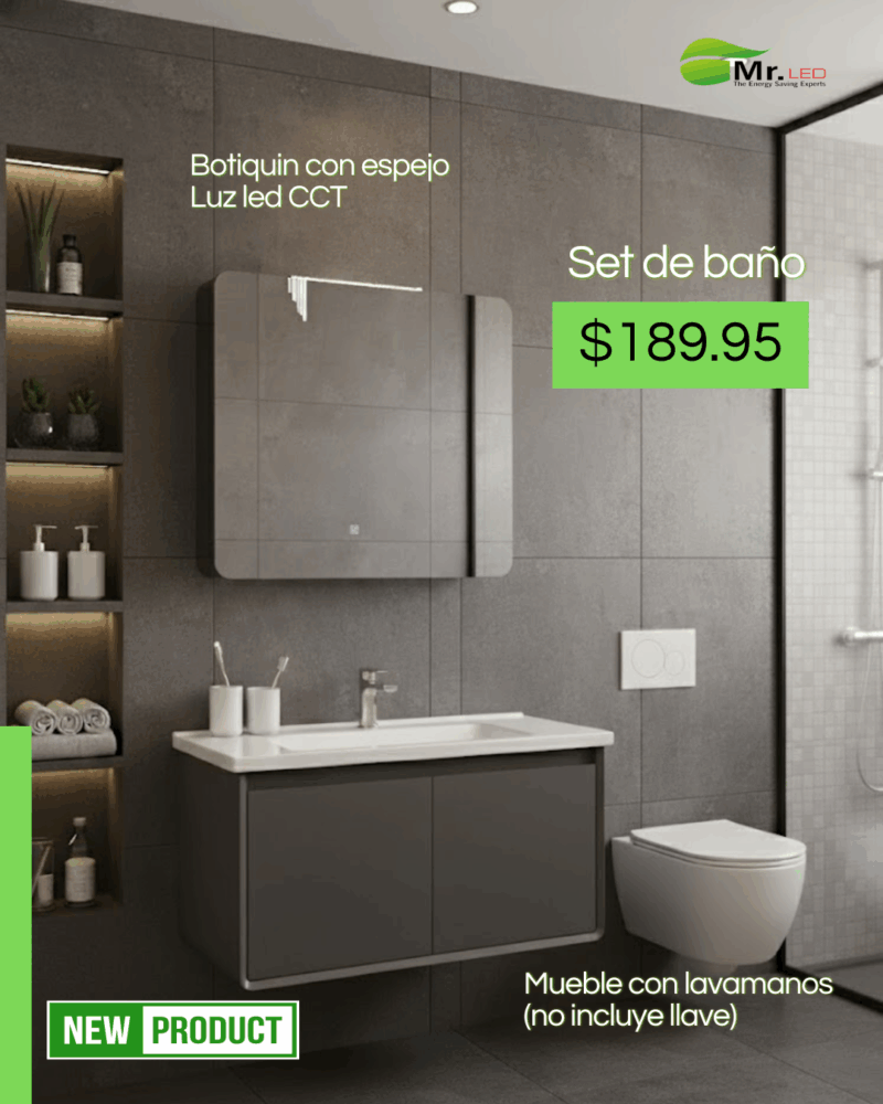Set de baño Grande - Dark Gray