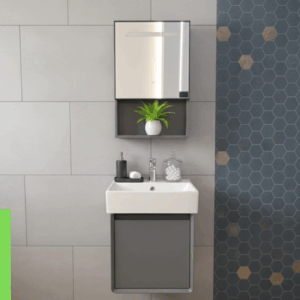 Set de baño pequeño - Dark Gray