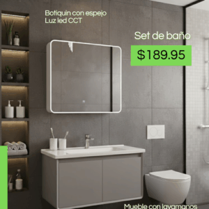 Set de baño Grande - Blanco