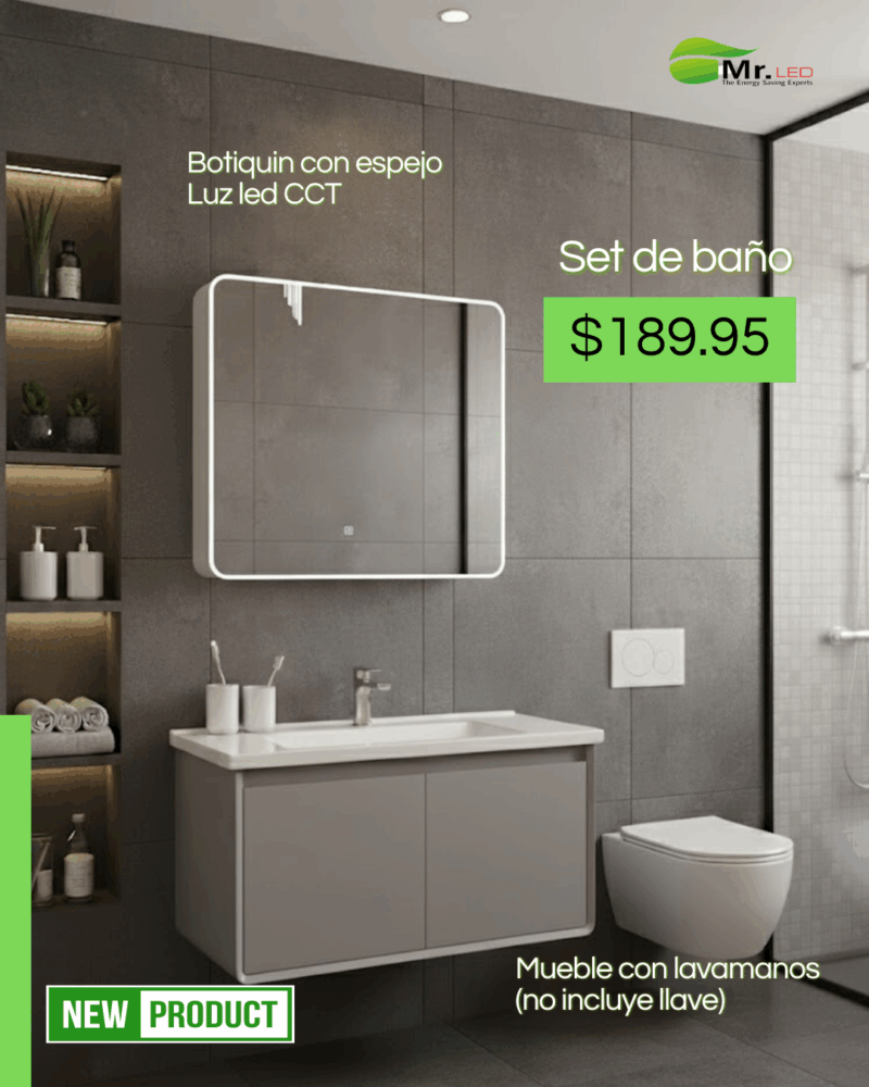 Set de baño Grande - Blanco