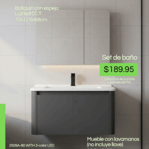 Set de baño grande - Dark Grey