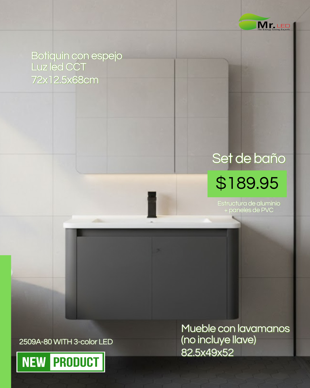 Set de baño grande - Dark Grey