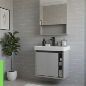 Set de baño pequeño - Dark Gray