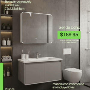 Set de baño grande - Light Grey