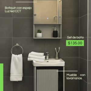 Set de baño pequeño