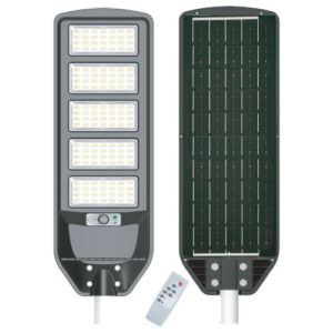 Lámpara de calle con panel solar